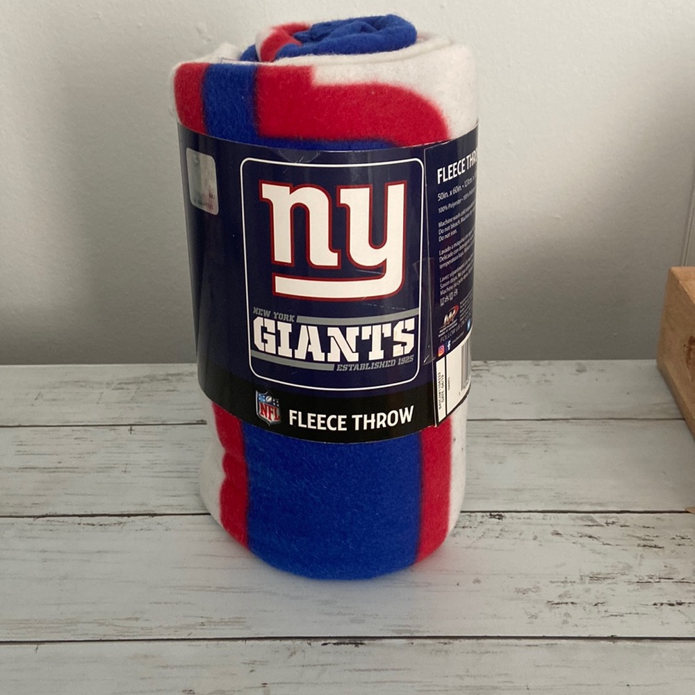 Giants Fleece Throw Blanket